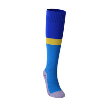 Boys Girls Absorb Sweat Contrast Color Breathable Long Football Socks